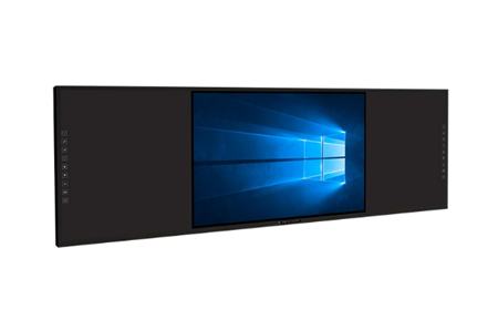 智慧黑板采用電容觸摸技術(shù)，將傳統(tǒng)手寫(xiě)黑板與多媒體設(shè)備相結(jié)合